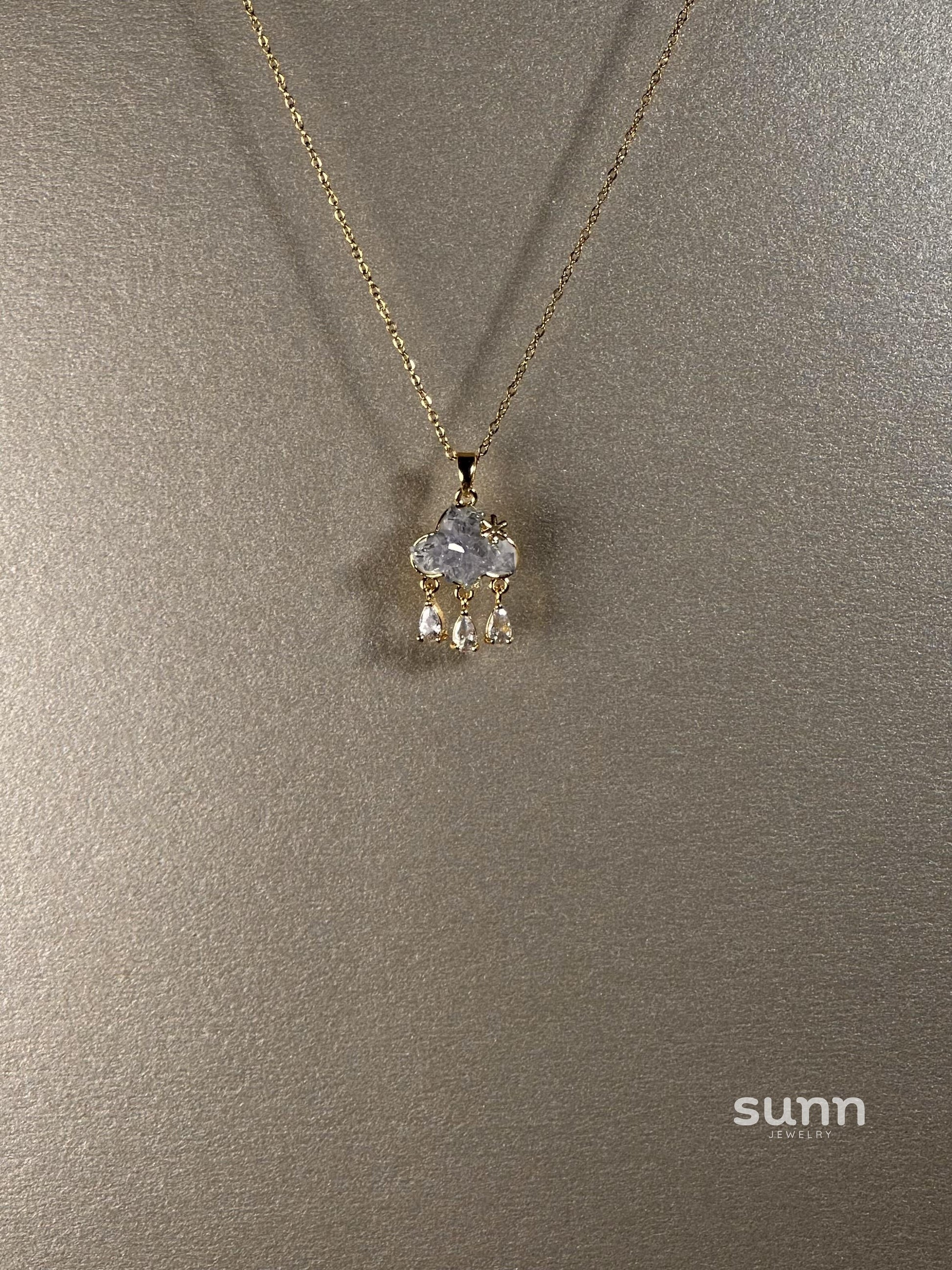 Reena Cloud Star Necklace