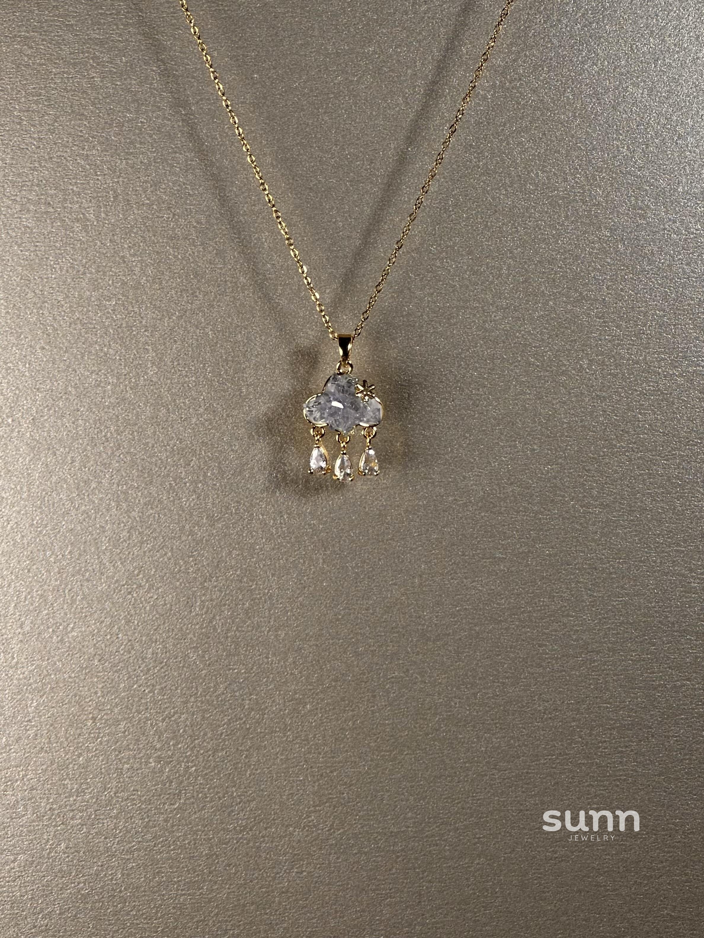 Reena Cloud Star Necklace