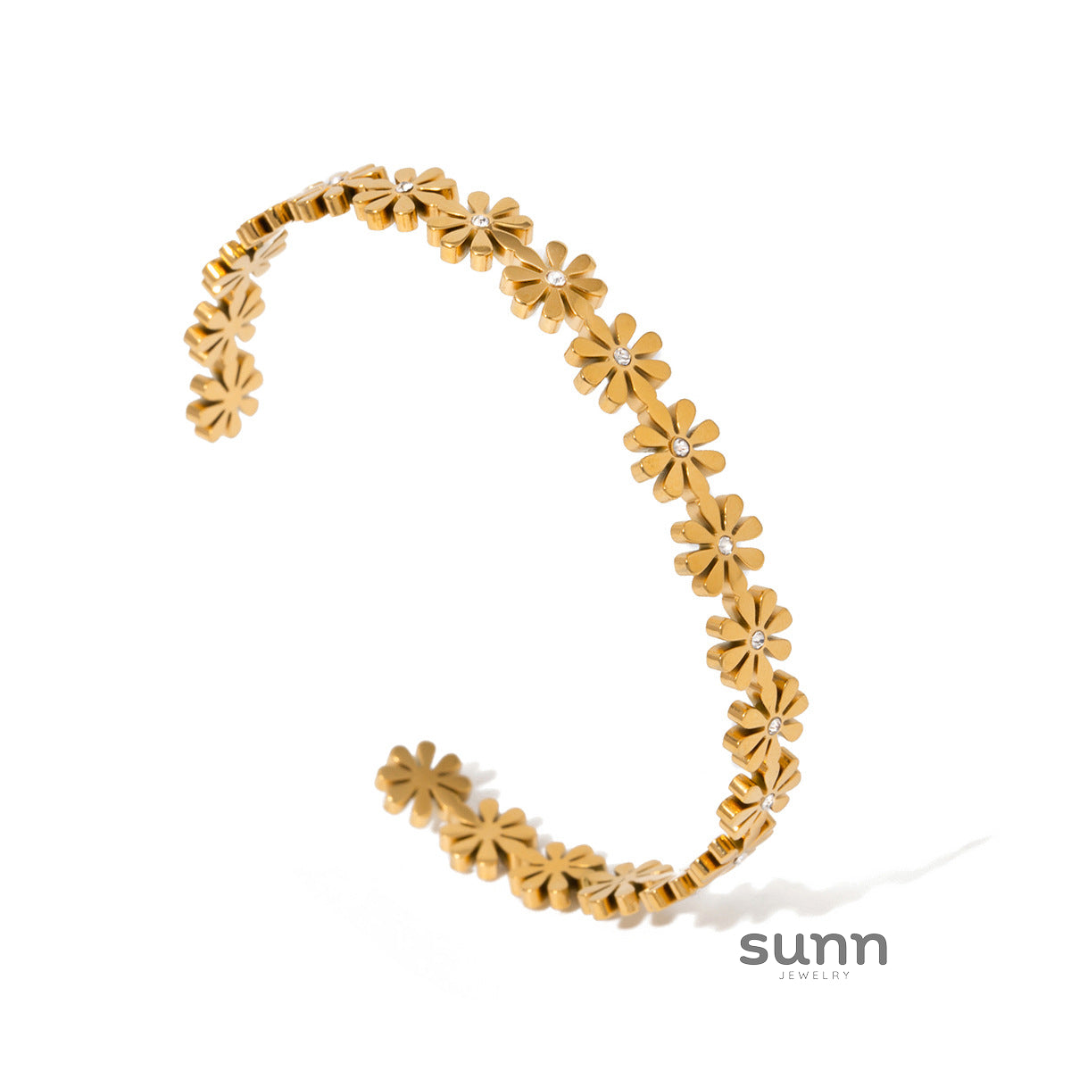 Reena Daisy Pearl Open Bracelet [37DVYKPW]