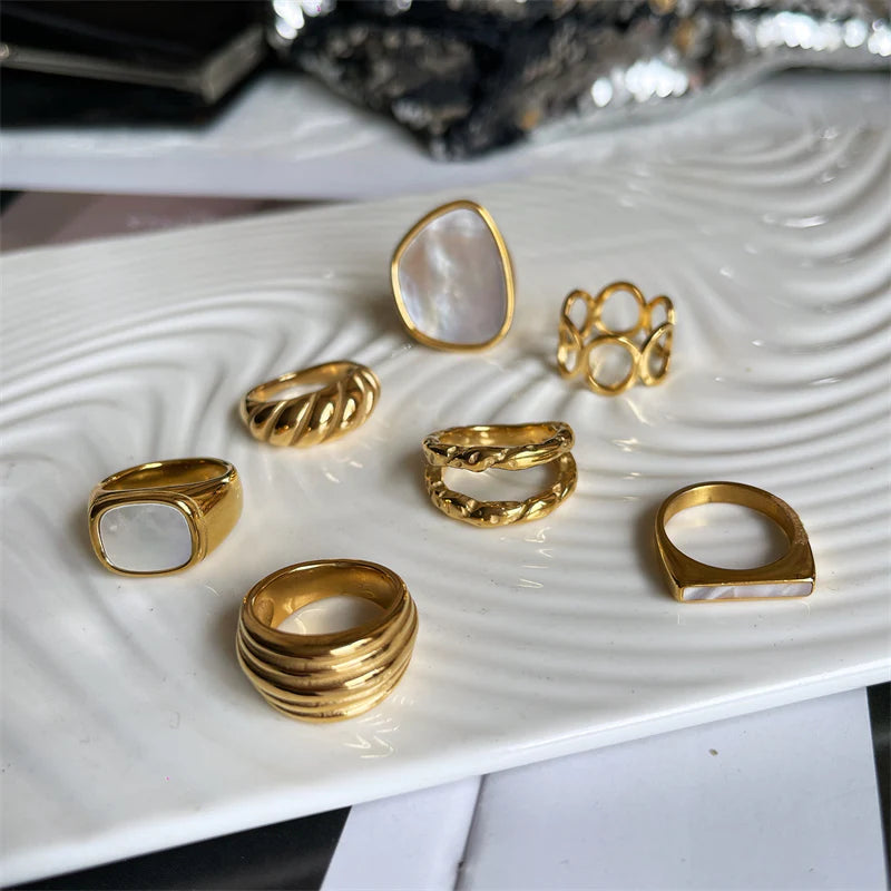 Reighlynn Vintage Gold Rings