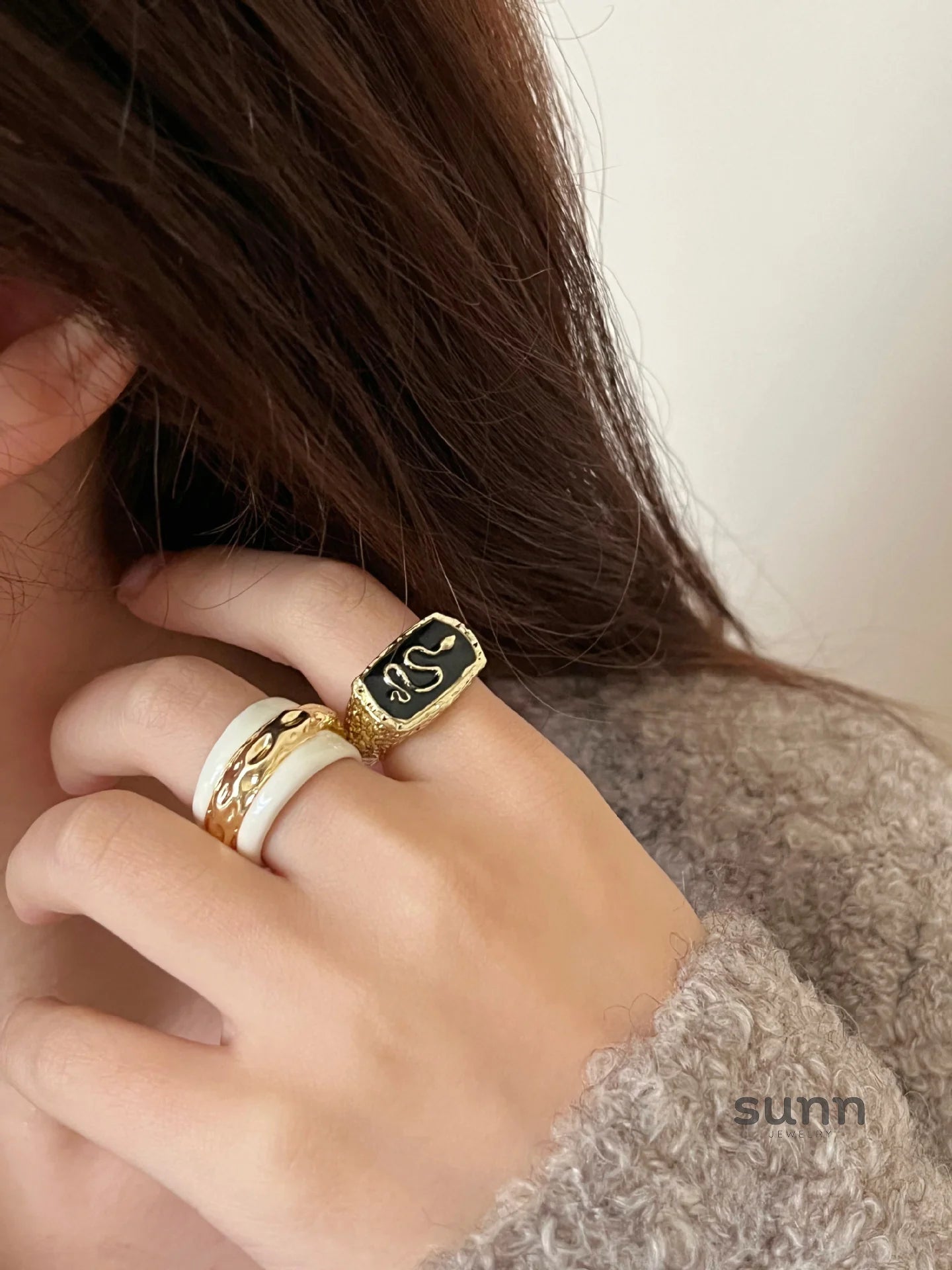 Reign Lava Serpent Ring