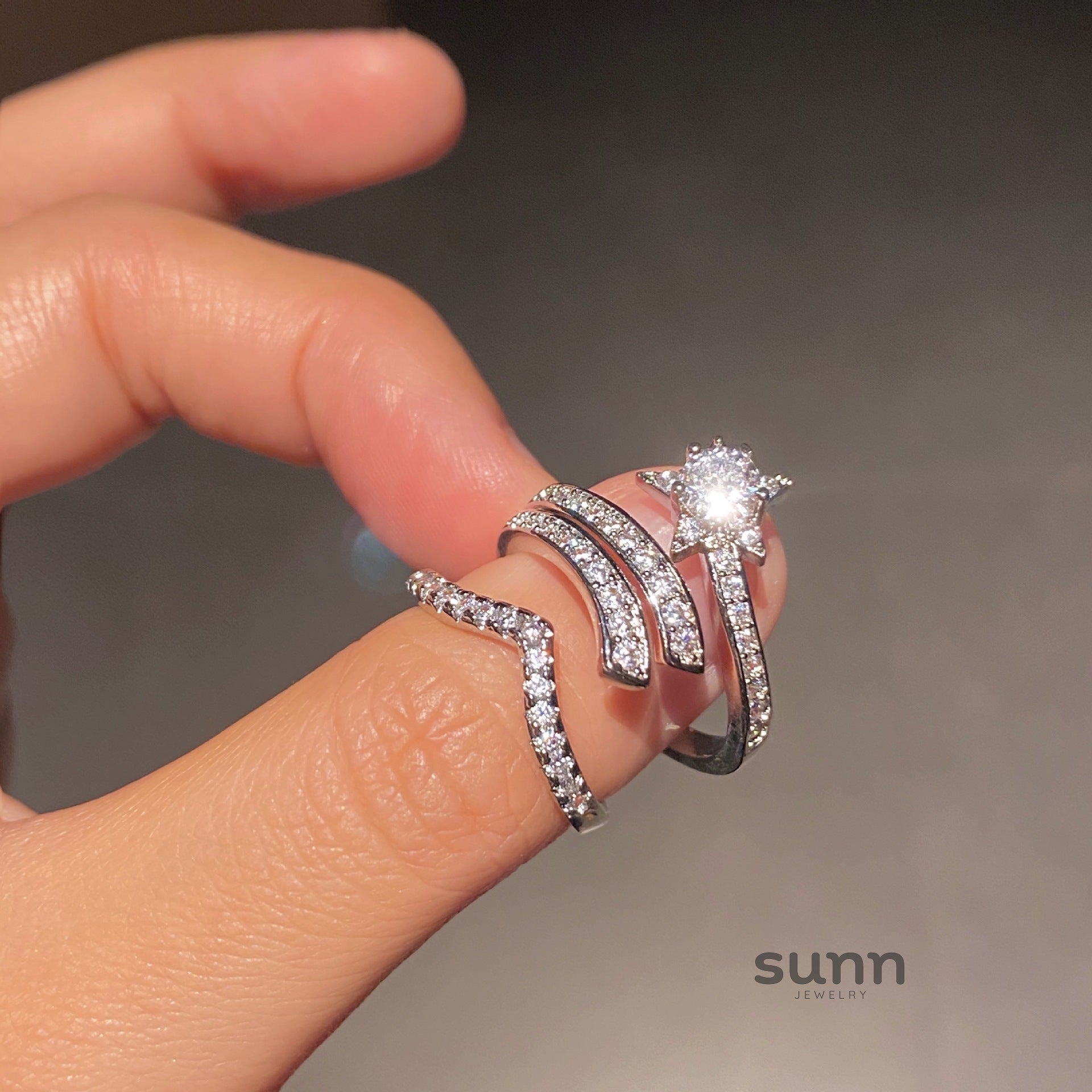 Reina Cosmic Ring Set [MO19J51O]