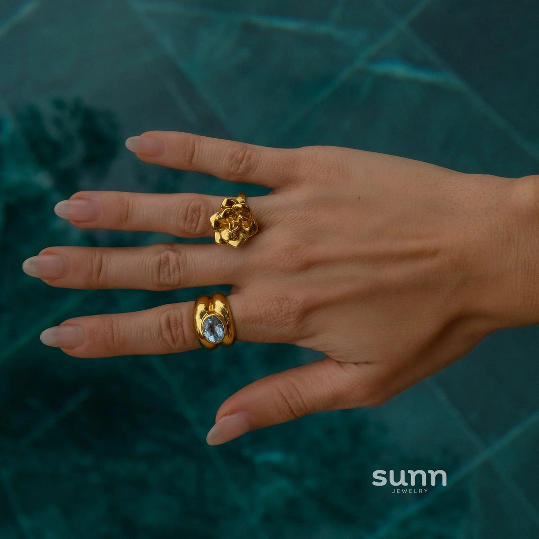 Remedy Gold Camellia Ring