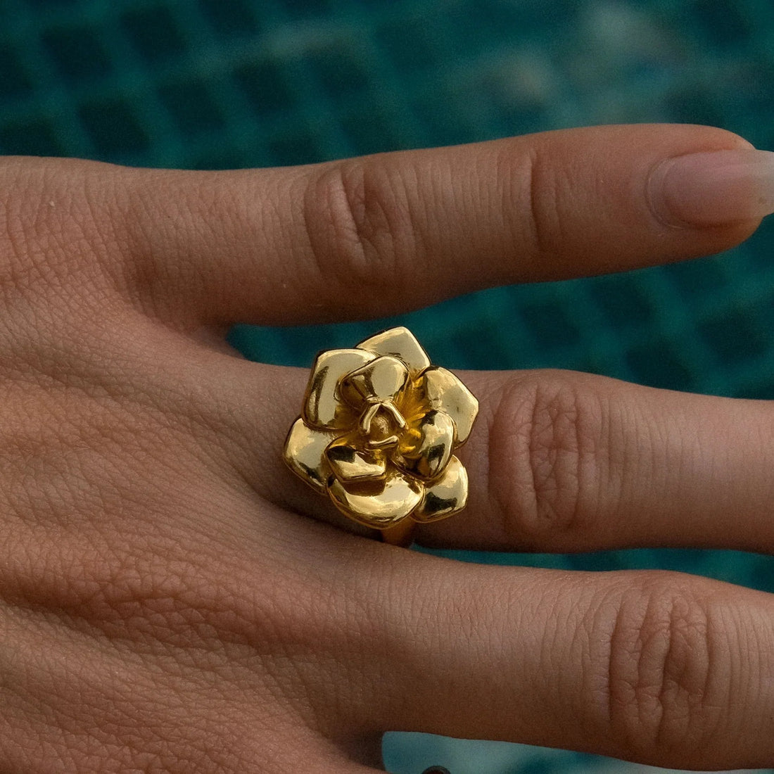 Remedy Gold Camellia Ring