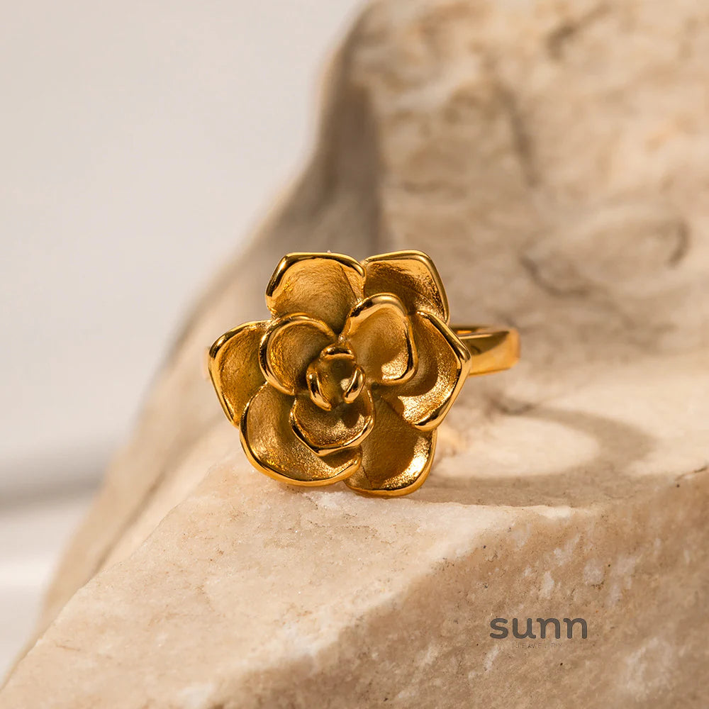 Remedy Gold Camellia Ring