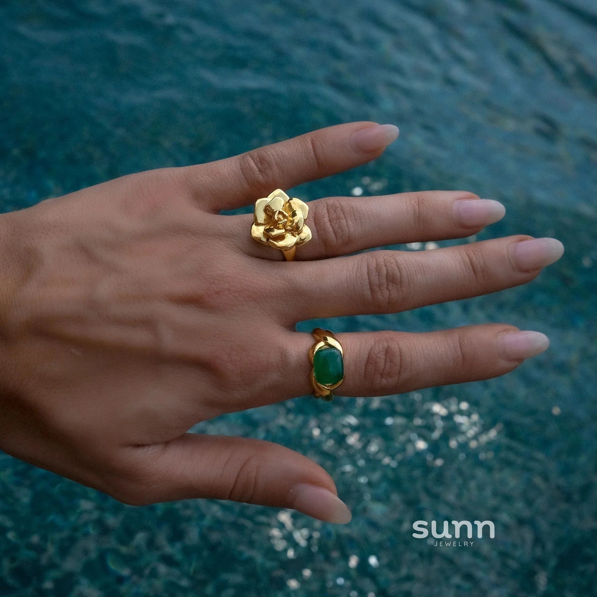 Remedy Gold Camellia Ring