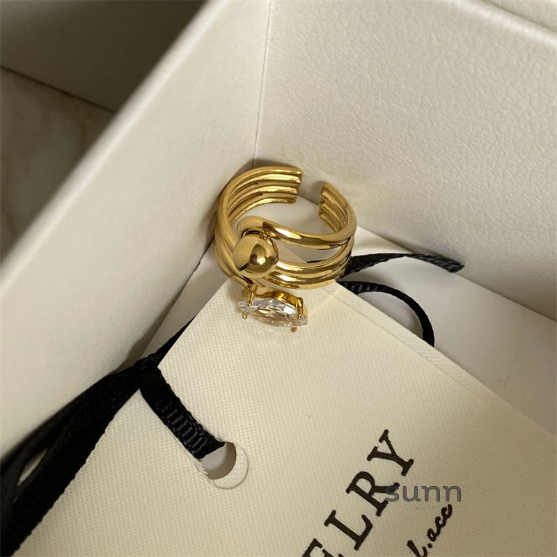 Remie Multi-Layer Zircon Ring [3WJJ35JD]