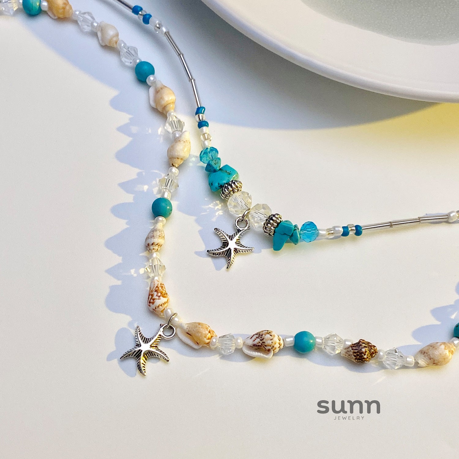 Remy Coastal Charm Necklace [QXFB36AM]