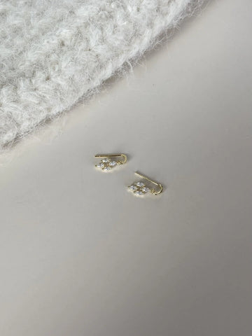 Ren Diamond Stud Earrings