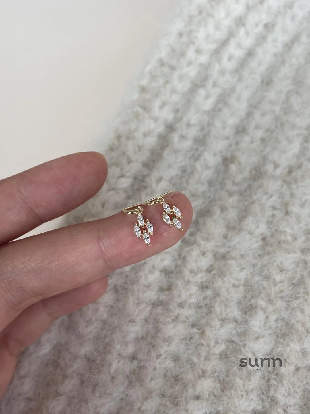 Ren Diamond Stud Earrings