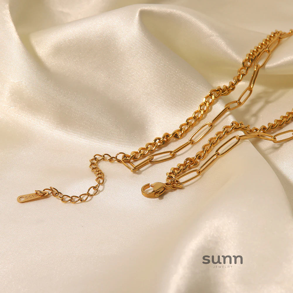 Renae Minimalist Layered Necklace