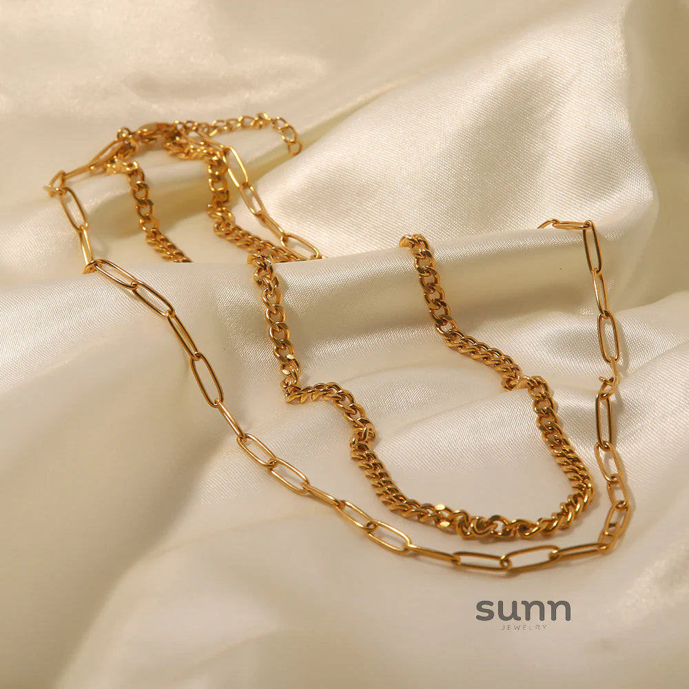Renae Minimalist Layered Necklace