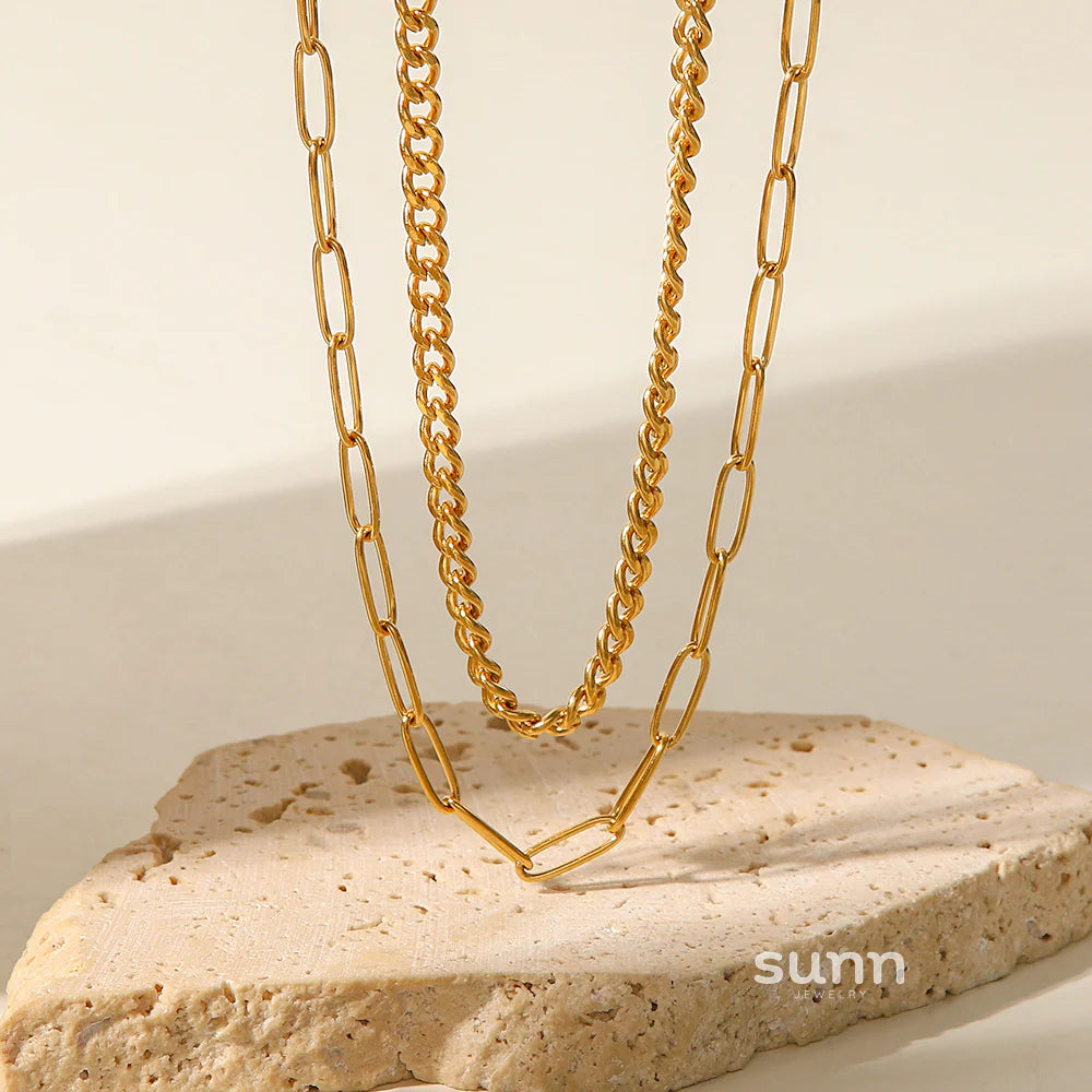 Renae Minimalist Layered Necklace