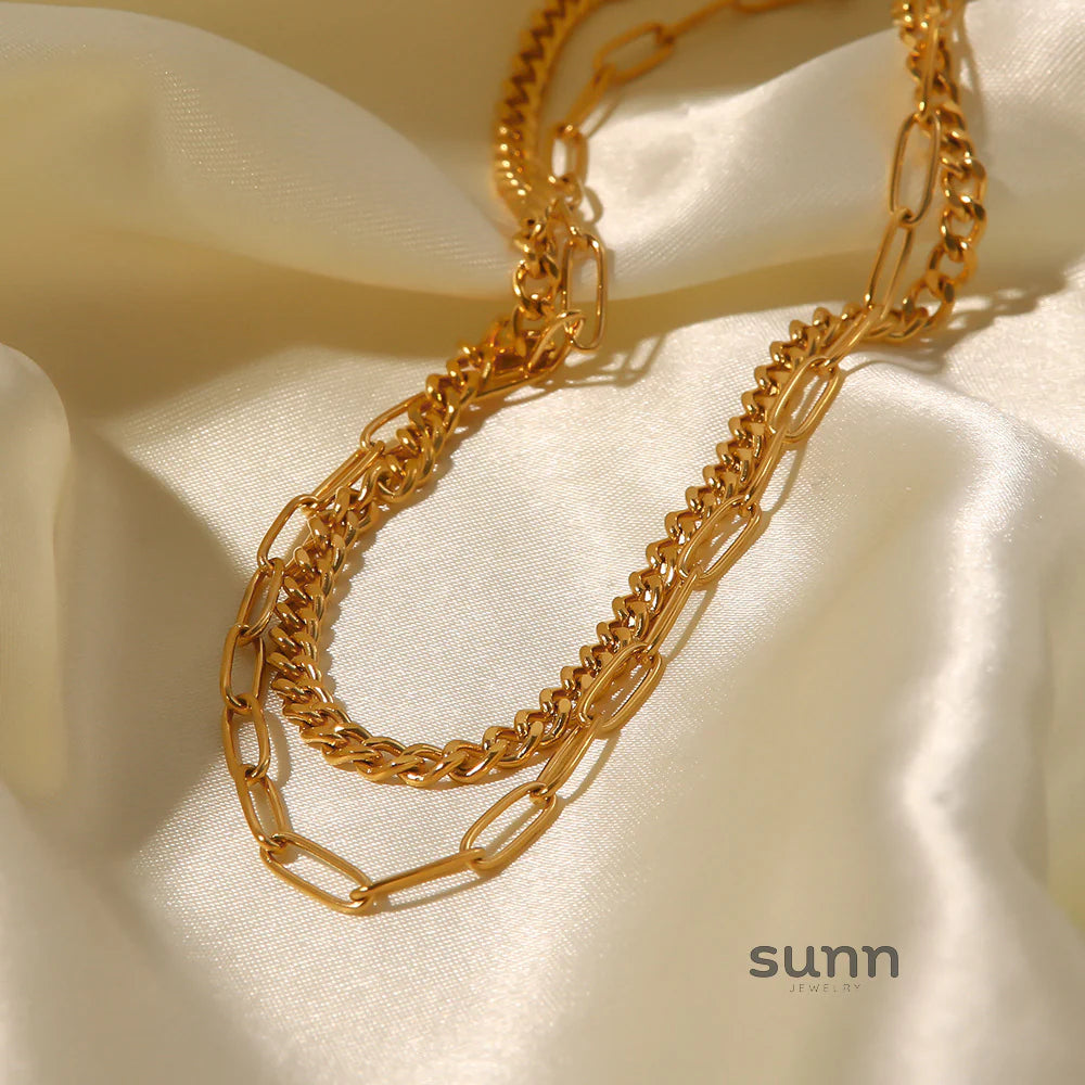 Renae Minimalist Layered Necklace