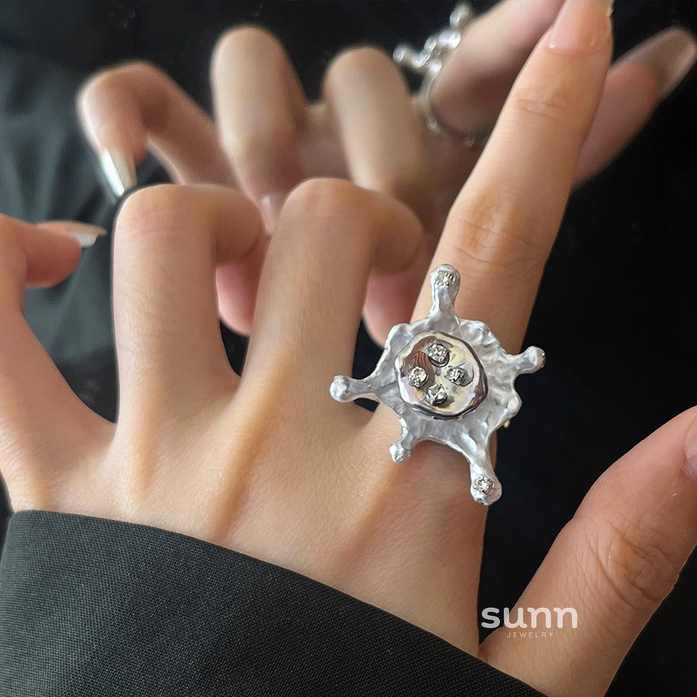 Renesmae Beaded Open Ring [P6W7YQE8]