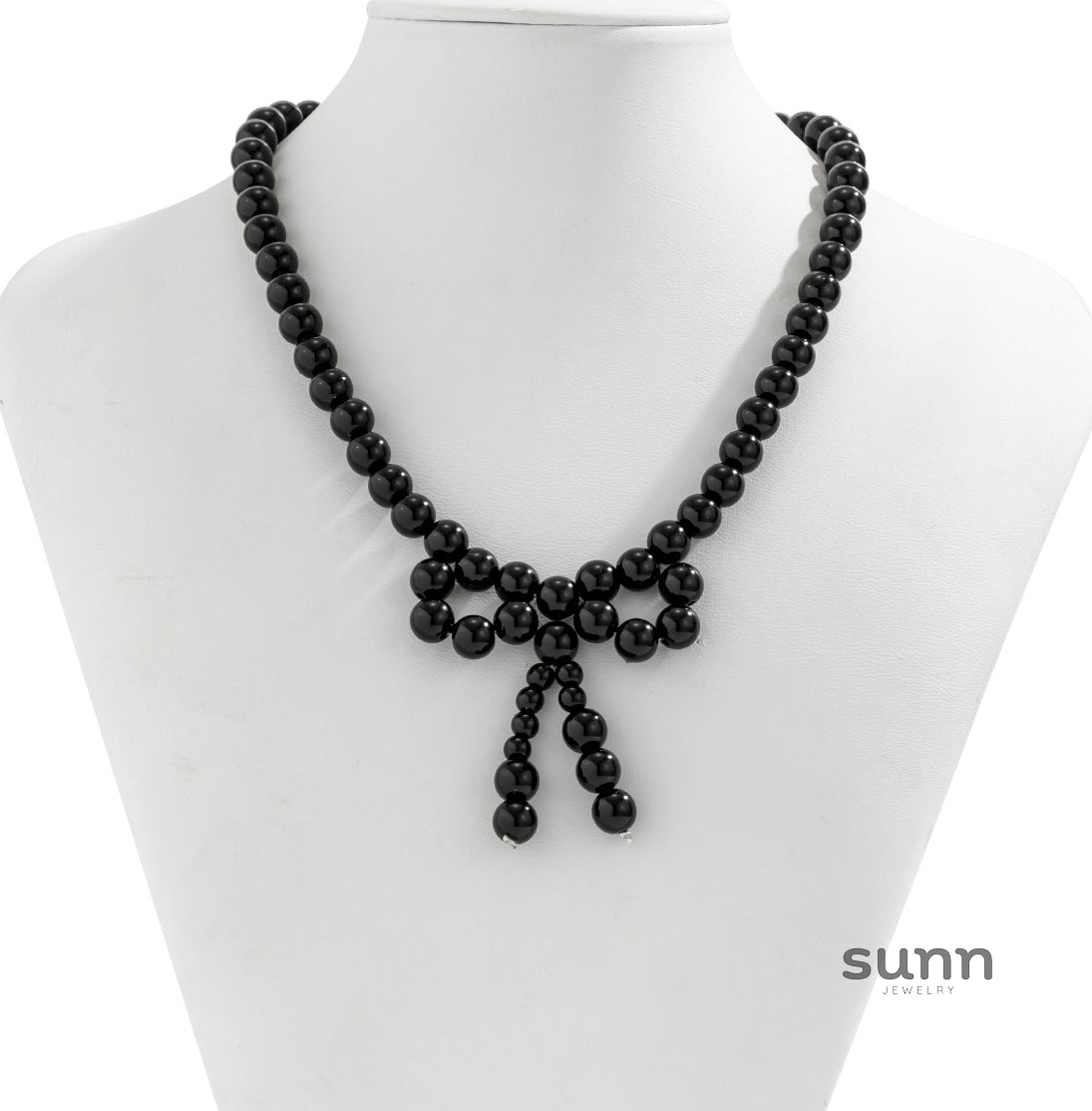 Renesmae Pearl Bow Choker [O86NN88W]