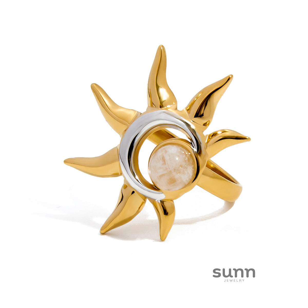 Rhyleigh Celestial Sunstone Ring [W5DA01PD]