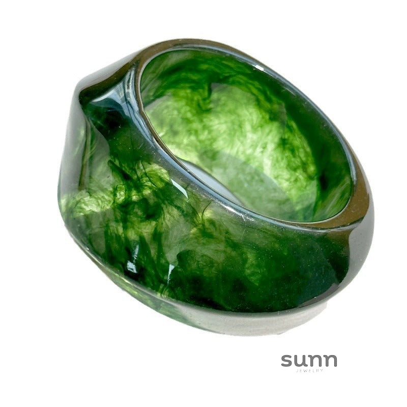 Rhyleigh Irregular Resin Bangle [YZTIN5E1]