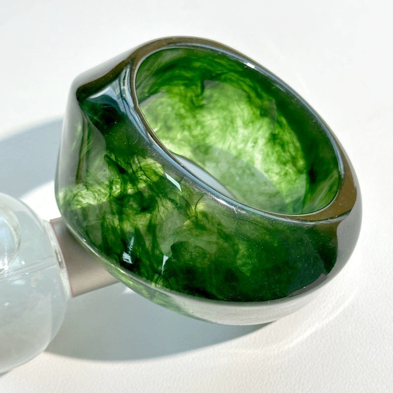 Rhyleigh Irregular Resin Bangle [M36T1KJM]