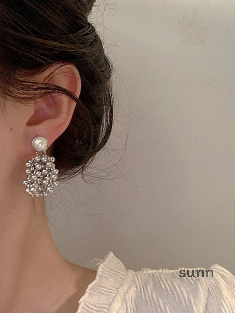 Rhylie Luminous Pearl Tassel Earrings