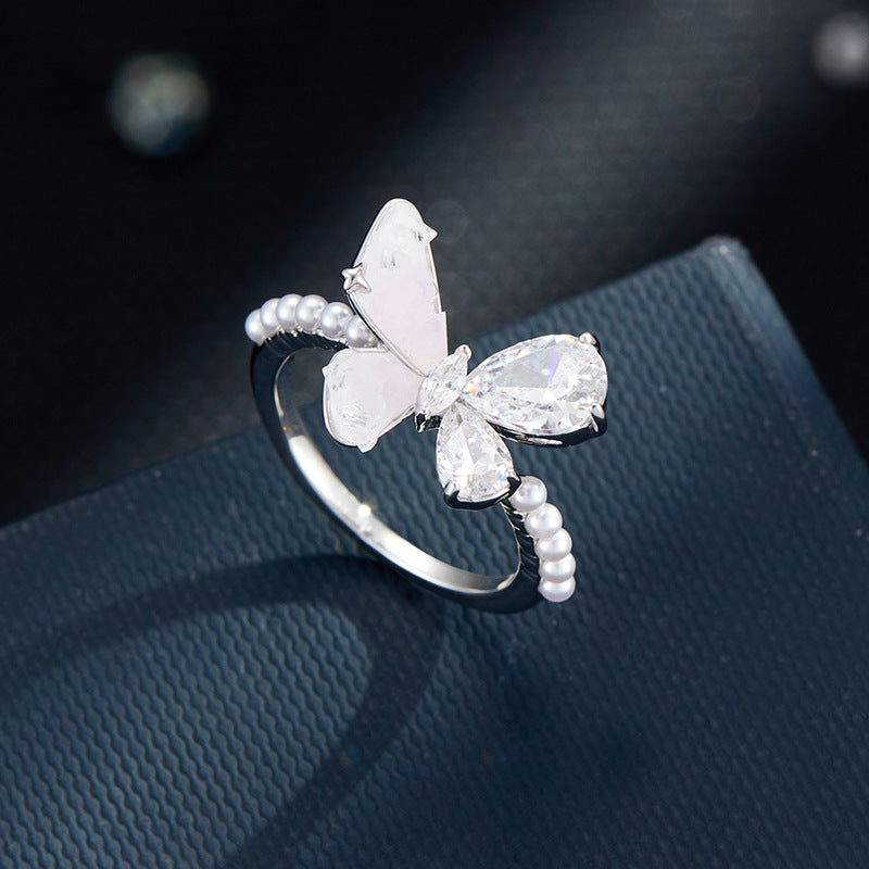 Rhythm Gradient Butterfly Ring [HSP4RKCO]