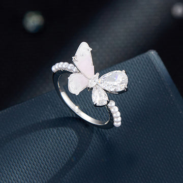 Rhythm Gradient Butterfly Ring [HSP4RKCO]
