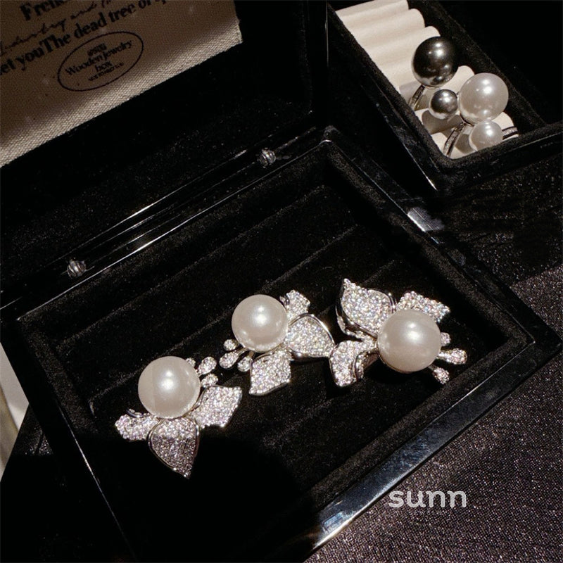 Ria Iris Pearl Ring Set [LU3GGVLS]