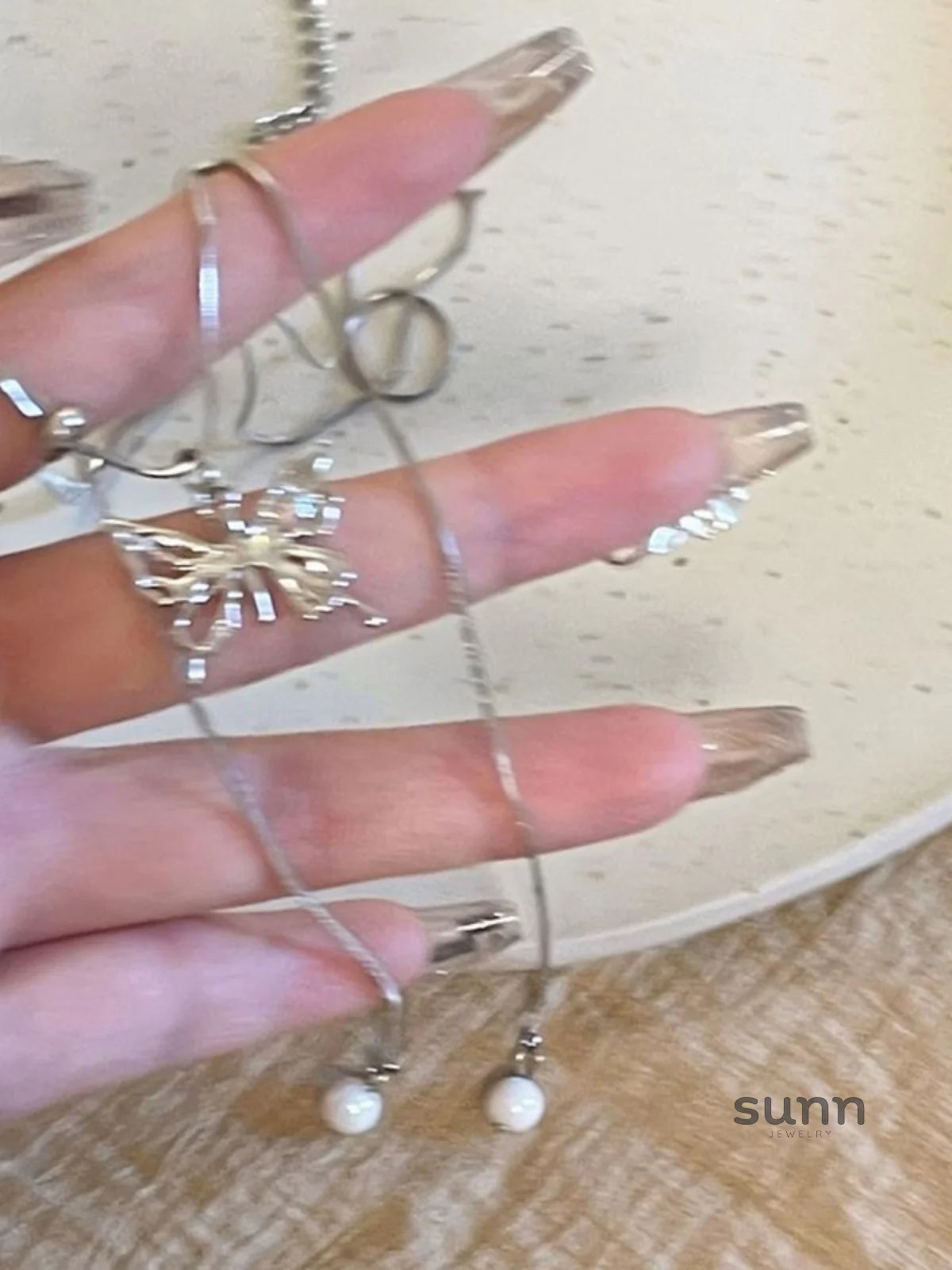 Ria Layered Butterfly Pendant