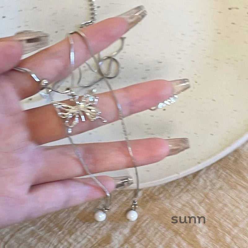 Ria Layered Butterfly Pendant