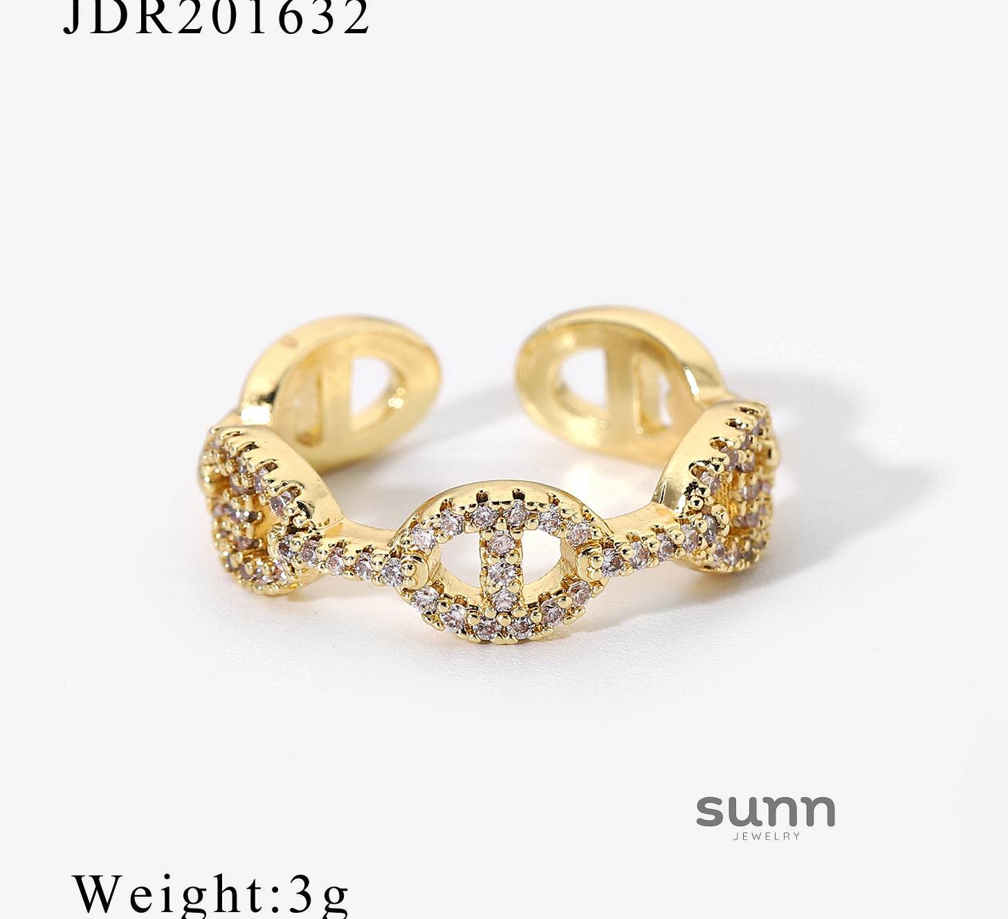 Rianna Zircon Open Ring [NWUD4TGF]