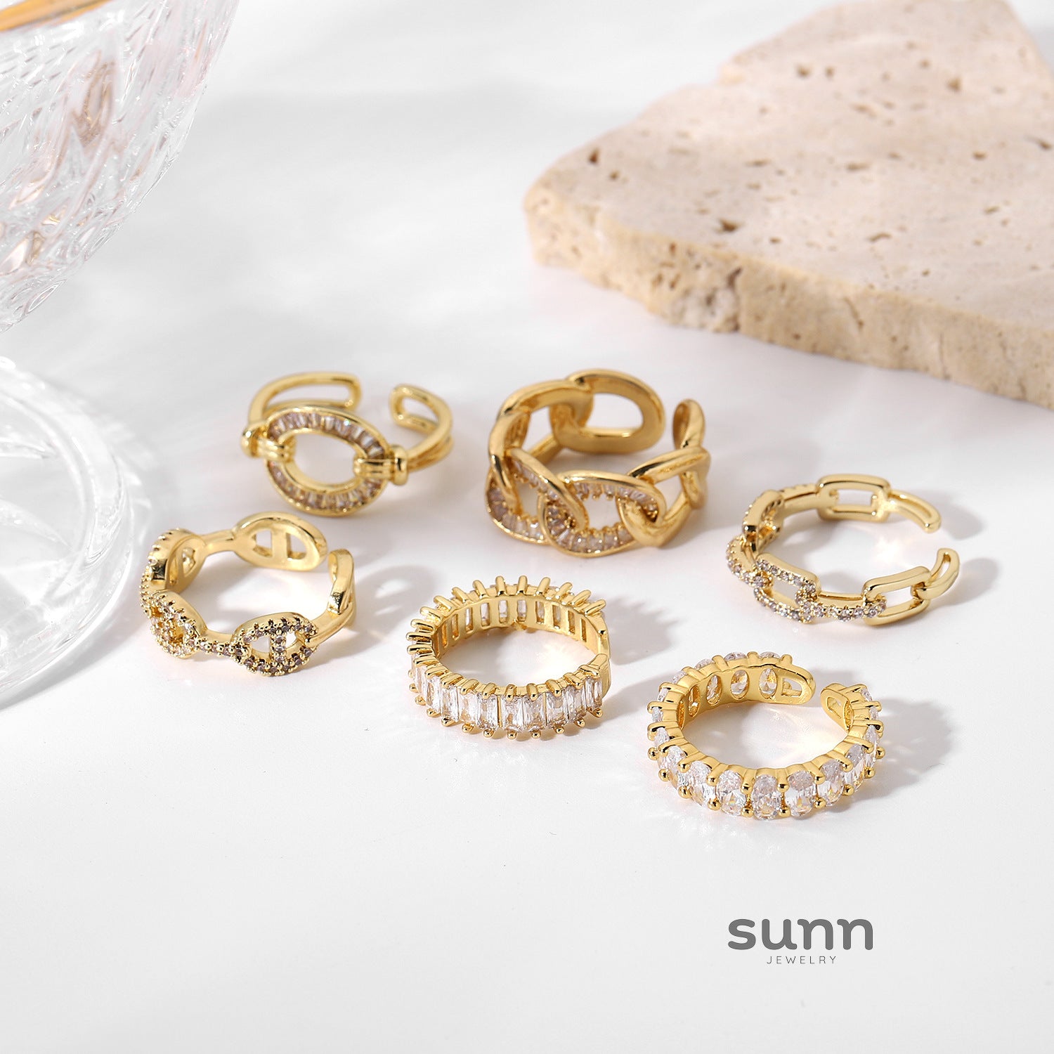 Rianna Zircon Open Ring [DRGMKPER]
