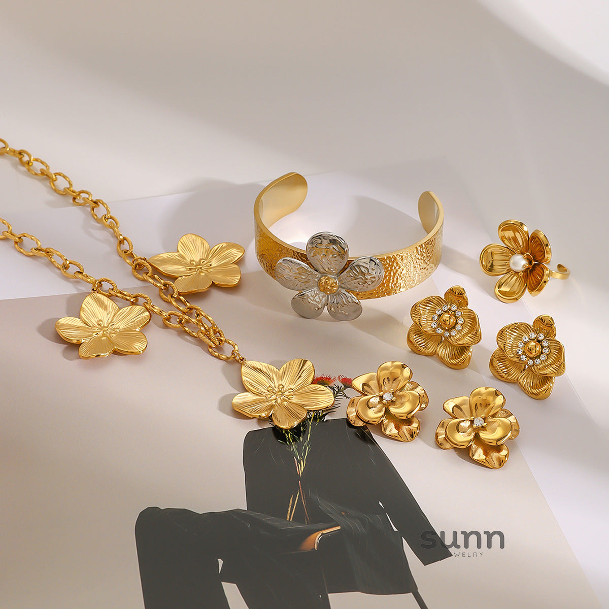 Richelle Floral Jewelry Set [78CCPO88]