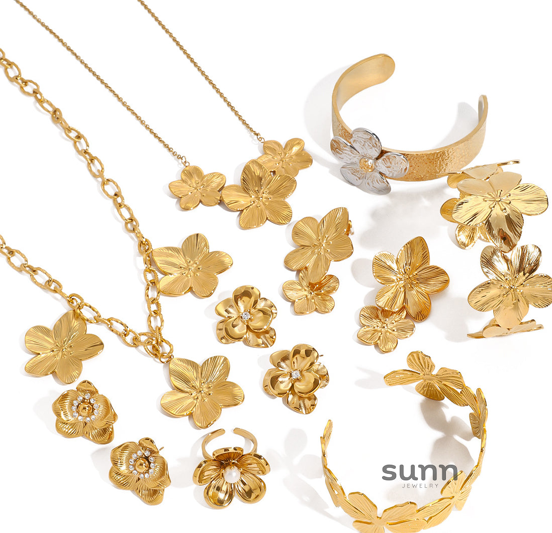 Richelle Floral Jewelry Set [IOQ86JIN]