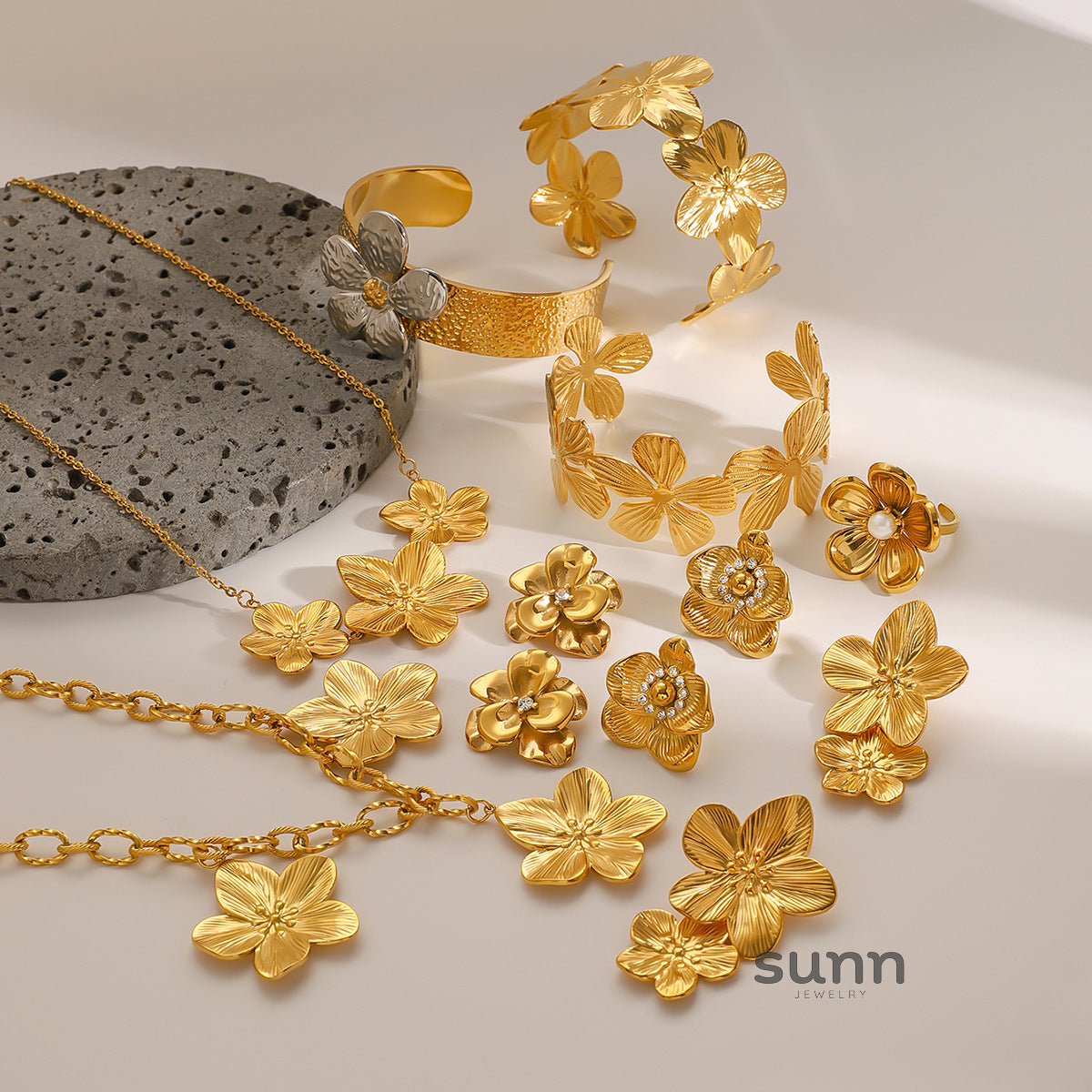Richelle Floral Jewelry Set [C41OF337]