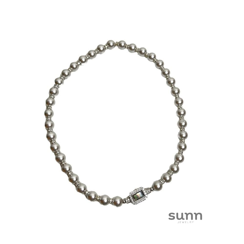 Richelle Gray Pearl Necklace [S2MBPG2G]