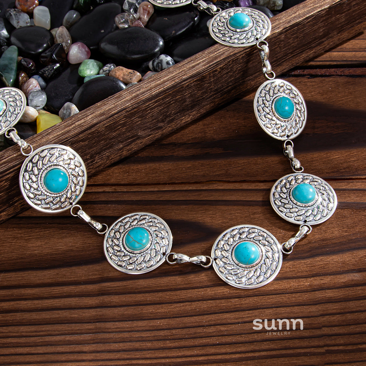 Rielle Embellished Layered Chain Belt [CUWR2KX5]