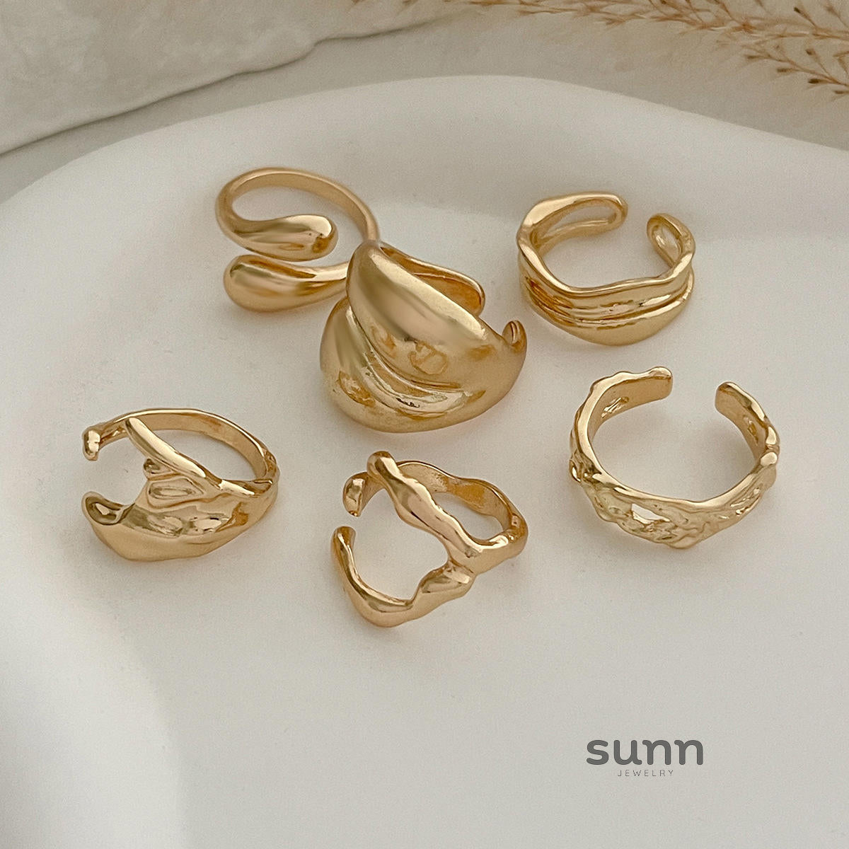Rilyn Liquid Lava Ring Set [MSRCPH7Z]