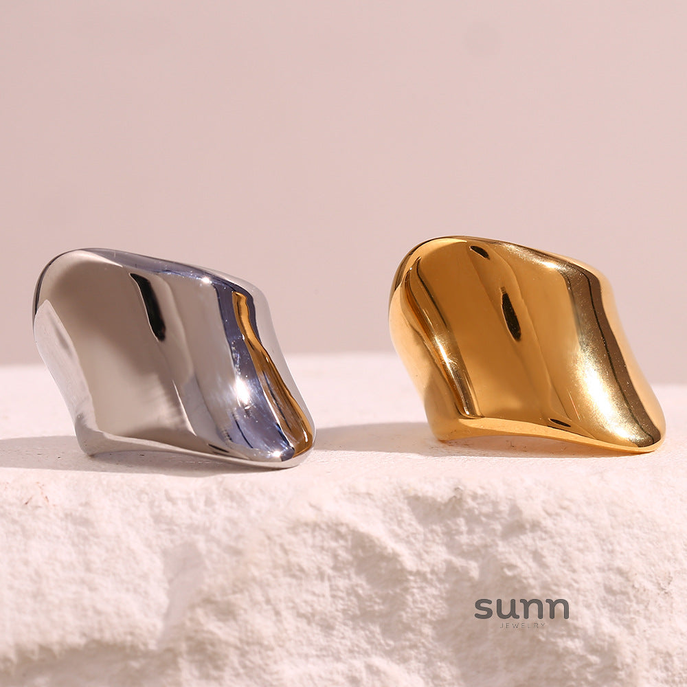 Rina Chunky Geometric Ring [T416M4XX]