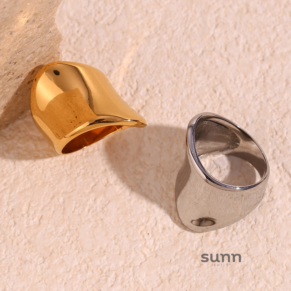 Rina Chunky Geometric Ring [NT9121QG]