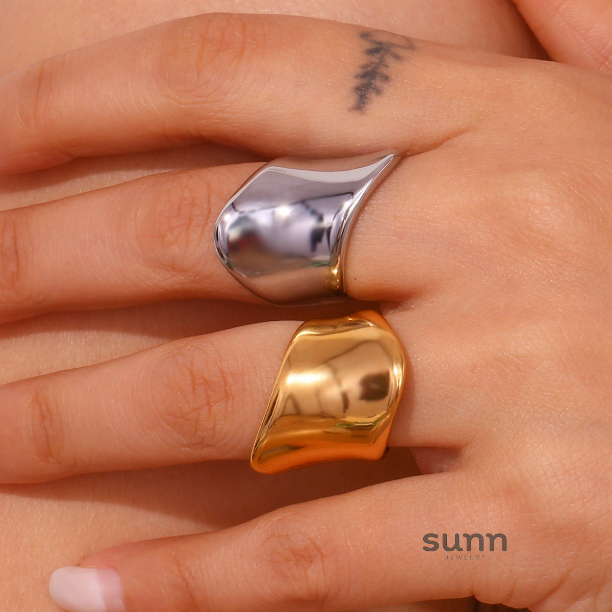Rina Chunky Geometric Ring [SWCDXWSC]