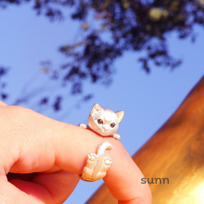 Ripley Sterling Cat Eye Ring [UZ52QR88]