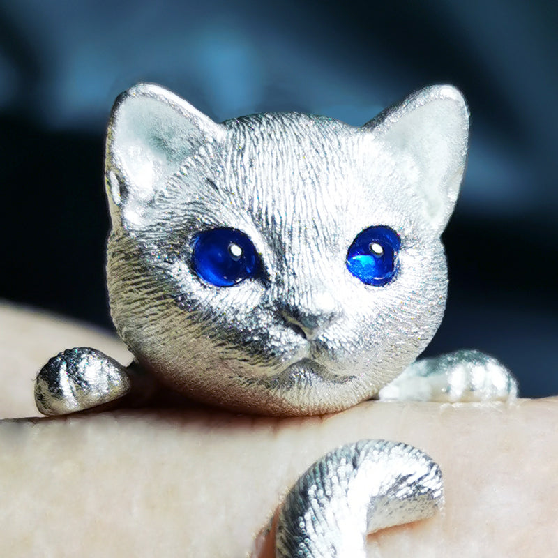 Ripley Sterling Cat Eye Ring [UZ52QR88]