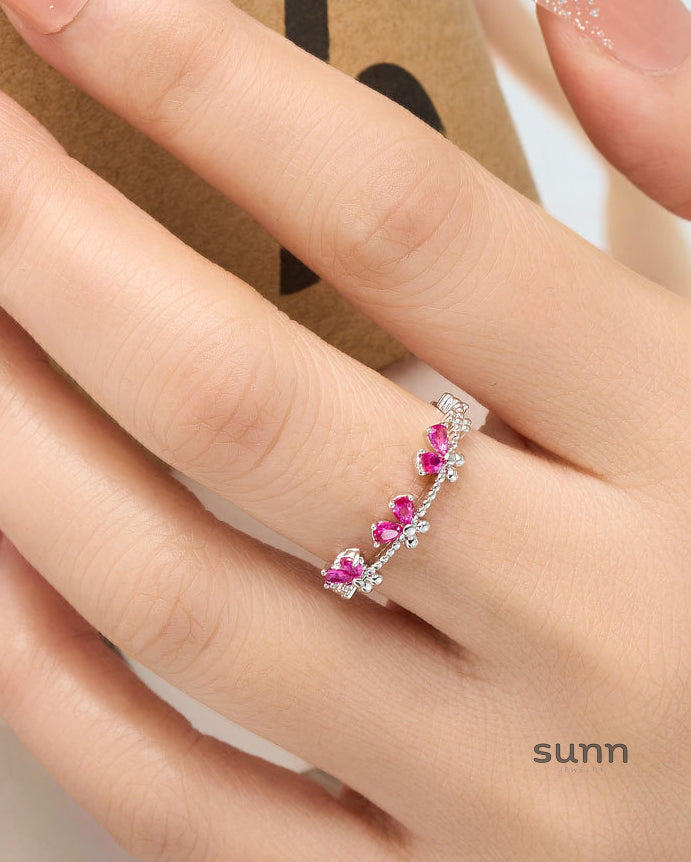 Rita Dainty Butterfly Ring [O76ZESE6]