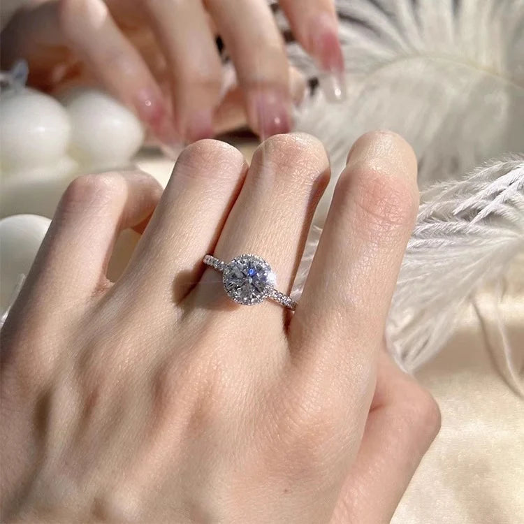 Rita Moissanite Couple Band