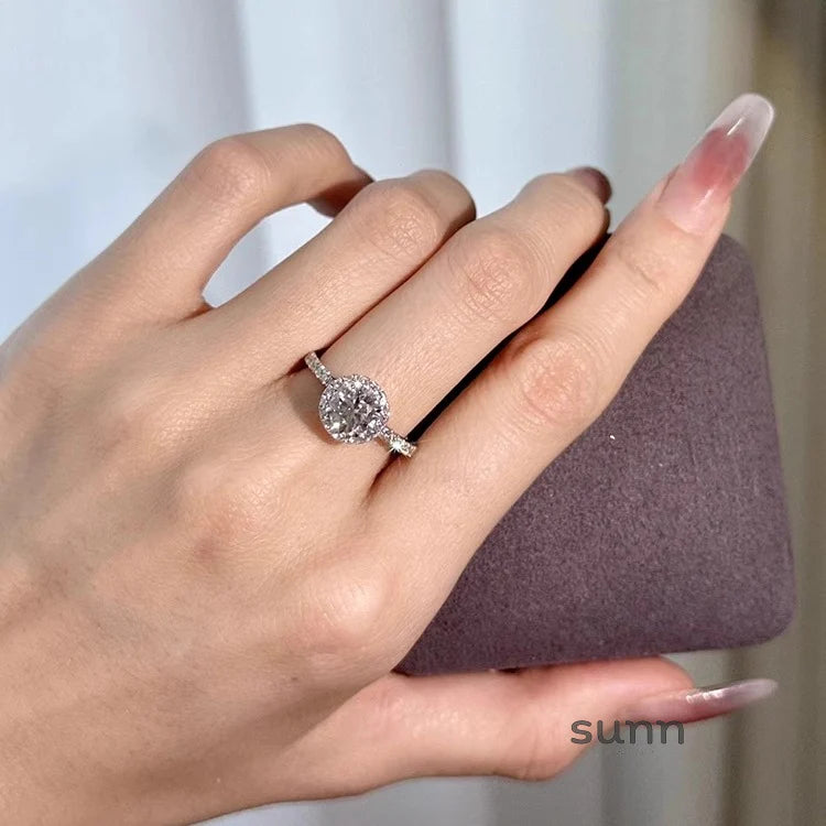 Rita Moissanite Couple Band