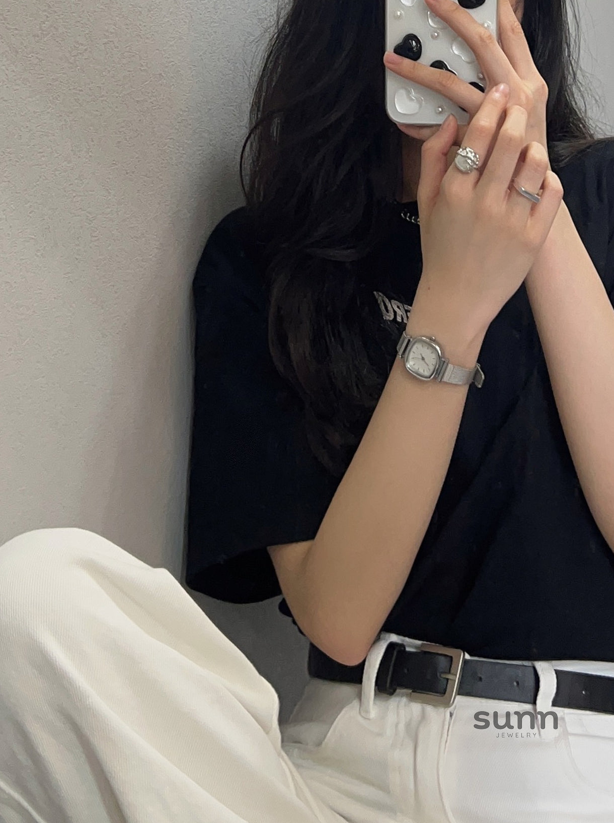 Rita Square Quartz Watch [91UF131S]