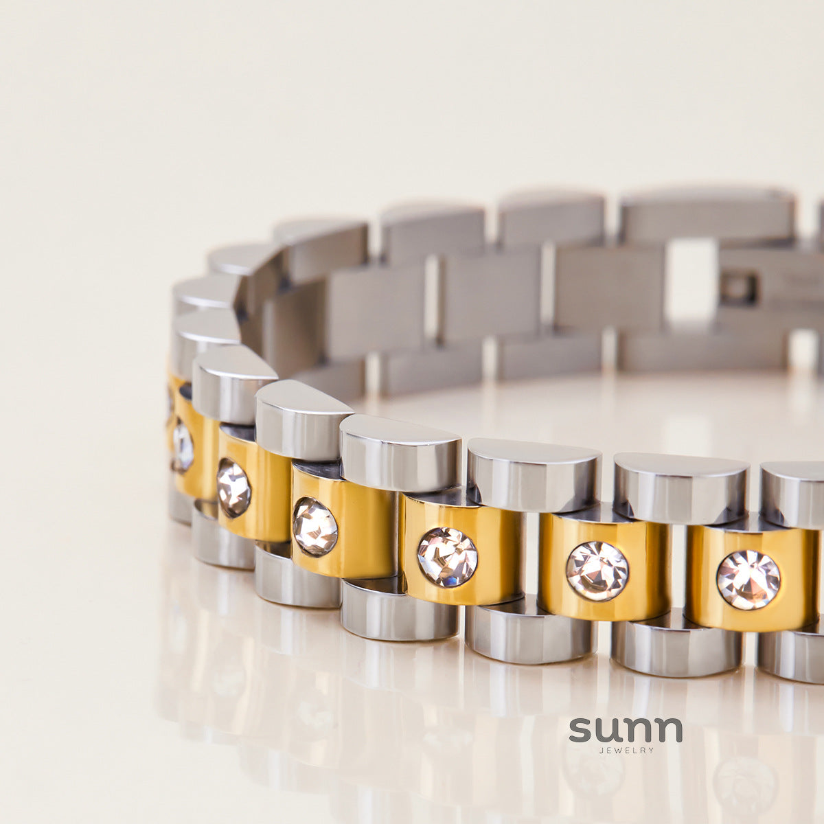 Riva Pave Link Bracelet [FGCZ6OK9]