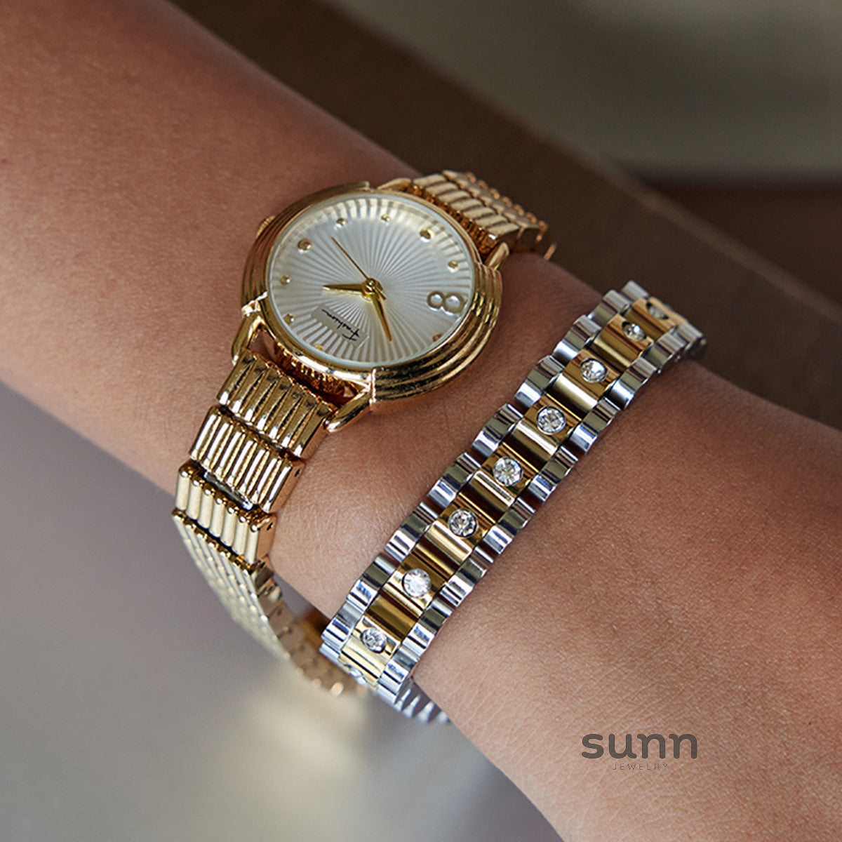 Riva Pave Link Bracelet [CYJWAUGF]