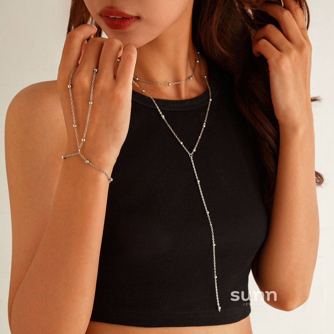 Rivkah Layered Necklace Set [2UO4BD6W]
