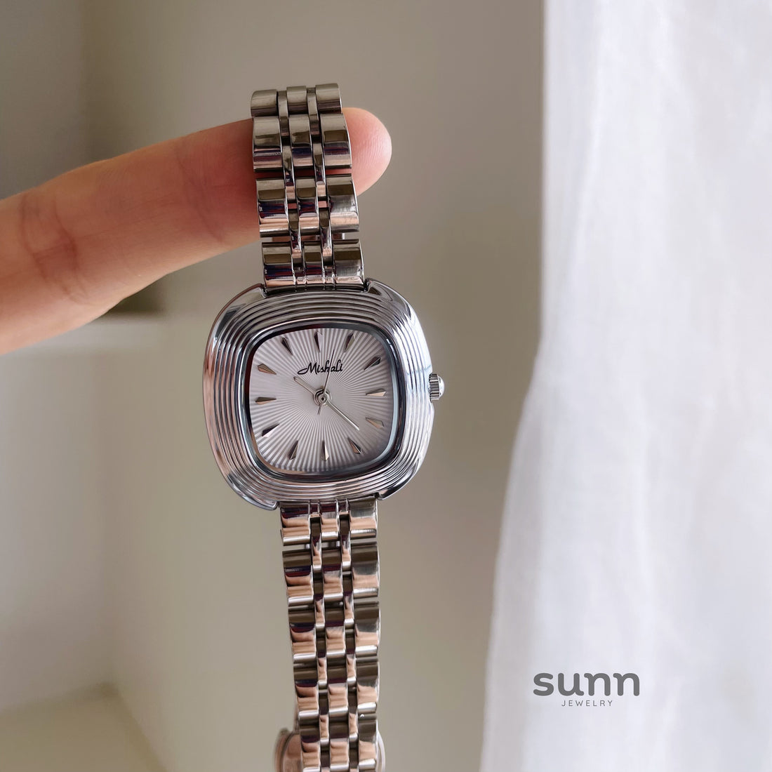 Riyah Square Steel Watch [NA6DDXHO]